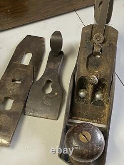 Vintage Stanley No. 2 Woodworking Plane Parts Or Restoration Unmarked Body