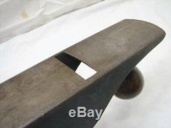 Vintage Stanley No. 40-1/2 Scrub Plane Woodworking Tool V-Logo Iron
