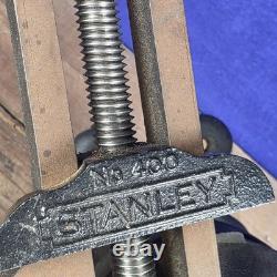 Vintage Stanley No. 400 Cast Iron Mitre Vice, Tilts, Rotates Picture Framing
