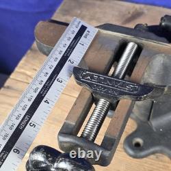 Vintage Stanley No. 400 Cast Iron Mitre Vice, Tilts, Rotates Picture Framing