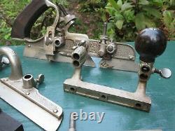Vintage Stanley No. 45 Combination Plane with 22 Cutter Blades Woodworking