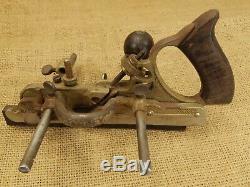 Vintage Stanley No. 45 Combination Plow Plane Wood Tool Woodworking Craftsman