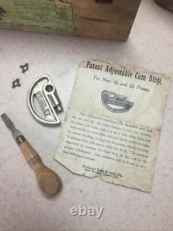 Vintage Stanley No 45 Combination Woodworking Plane with Cutters & Box