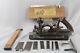 Vintage Stanley No 45 Combination Woodworking Plane withBox Cutters +Extras #CL07