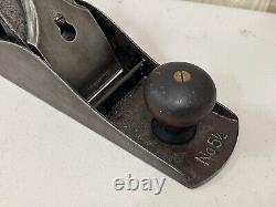 Vintage Stanley No. 5 1/2 Woodworking Plane Ribbed Bottom for restoration