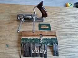 Vintage Stanley No 50 Combination Plough Plane With 29 Cutters