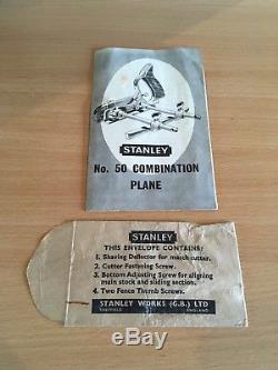 Vintage'Stanley No. 50', Woodworking Plane-Unused Condition