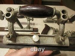Vintage Stanley No 55 Plow Combination Wood Plane, Antique Tools, Wood Working