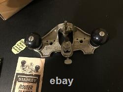 Vintage Stanley No 71 Router Plane Hand Tool Woodworking WithBox Extra Blades