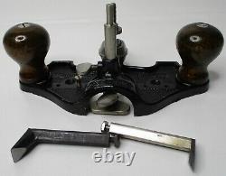 Vintage Stanley No. 71 Router Plane Hand Tool Woodworking with Two Cutters