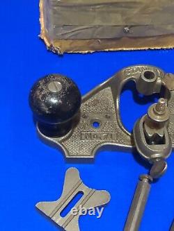 Vintage Stanley No. 71 Router Plane With Cutters
