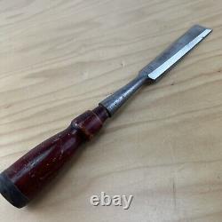 Vintage Stanley No. 750 Bevel Edge Chisel 3/4'' Wide Woodworking Chisel USA Made