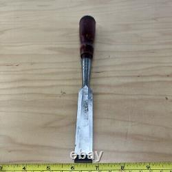 Vintage Stanley No. 750 Bevel Edge Chisel 3/4'' Wide Woodworking Chisel USA Made