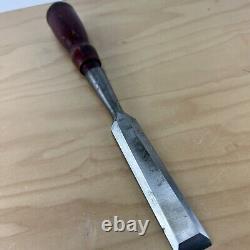 Vintage Stanley No. 750 Bevel Edge Chisel 3/4'' Wide Woodworking Chisel USA Made