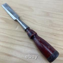 Vintage Stanley No. 750 Bevel Edge Chisel 3/4'' Wide Woodworking Chisel USA Made