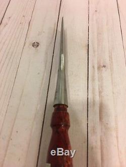 Vintage Stanley No. 750 Woodworking Bevel edge Socket Chisel 1-1/2'' With Decal