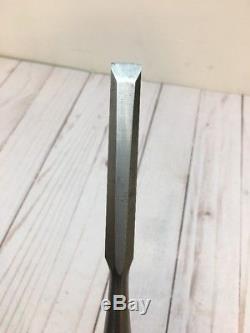 Vintage Stanley No. 750 Woodworking Bevel edge Socket Chisel 1/2'' With Decal USA