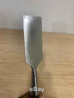 Vintage Stanley No. 750 Woodworking Socket Chisel 1-1/2'' Wide, Made In USA