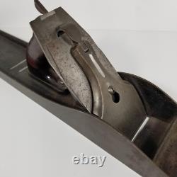 Vintage Stanley No. 8 Woodworking Wood Hand Plane Smooth Bottom