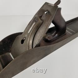 Vintage Stanley No. 8 Woodworking Wood Hand Plane Smooth Bottom