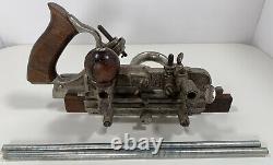 Vintage Stanley Trade Mark 45 Woodworking Combination Plough Plane Tool