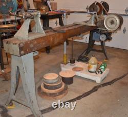 Vintage The Oliver large Industrial Wood Working Lathe