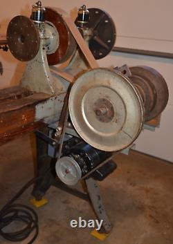 Vintage The Oliver large Industrial Wood Working Lathe