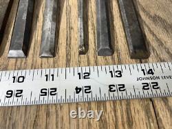 Vintage Tools Chisel Gouge Lot Winchester Stanley Pexto Carpenter Woodwork USA