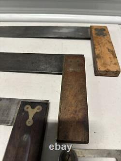 Vintage Tools WOODWORKING Mixed Lot BEVEL SQUARES