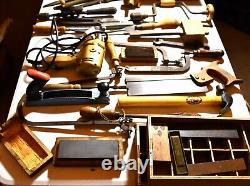 Vintage UK Woodworking Tools 70+ Years Old with Matchbox Storage