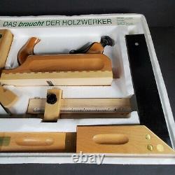 Vintage W. Germany Garantie E. C. Emmerich E Primus Plane Woodworking Tools Set