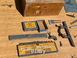 Vintage WOODEN BOXED Record No 050 Combination Plane / CUTTERS / WOOD WORKING