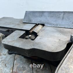 Vintage Walker Turner 4 Jointer Woodworking Bench Tool Driver Line Notched Deck