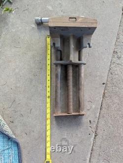 Vintage Wilton Quick Release Undermount Carpenter Wood Woodworking Vise 7 jaw