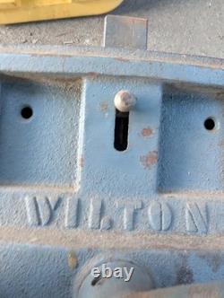 Vintage Wilton Quick Release Undermount Carpenter Wood Woodworking Vise 7 jaw