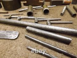 Vintage Wood Tool Box and Wood Working Tools