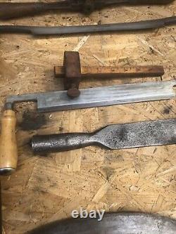 Vintage Wood Working Tools James Cam Draw Knife & More. Fast Free Shipping