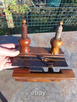 Vintage Wooden Brass Details Moulding/Rebate Plane Collector Atkin & Sons A