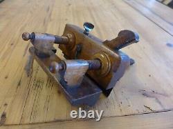 Vintage Wooden Brass Details Moulding/Rebate Plane Collector Atkin & Sons A