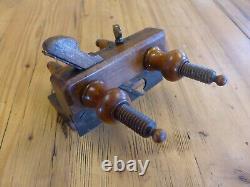 Vintage Wooden Brass Details Moulding/Rebate Plane Collector Atkin & Sons A