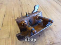 Vintage Wooden Brass Details Moulding/Rebate Plane Collector Atkin & Sons A