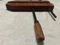 Vintage Wooden Hand Screw Clamp 17 Cabinetmaker Woodworking Tools