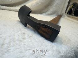 Vintage Woodworking Adze 27 Handle, 7 Curved Blade Great Condition