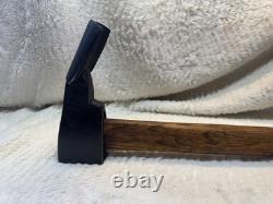 Vintage Woodworking Adze 27 Handle, 7 Curved Blade Great Condition