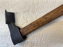 Vintage Woodworking Adze 27 Handle, 7 Curved Blade Great Condition