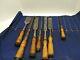 Vintage Woodworking Carpentry Chisels Lot Buck Bros T. H. Witherby Crossman