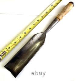 Vintage Woodworking Chisel Gouge BUCK BROTHERS CAST STEEL 2