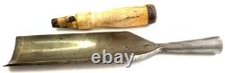 Vintage Woodworking Chisel Gouge BUCK BROTHERS CAST STEEL 2