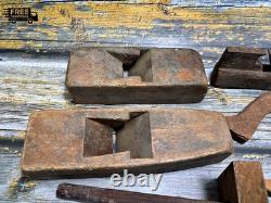 Vintage Woodworking Hand Tool Lot Rustic Carpenter's Tools Workshop Collectible