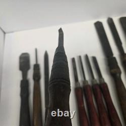 Vintage Woodworking Lathe Chisel Tools Lot of 12, Some Craftsman